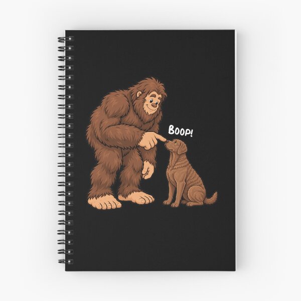 Item preview, Bigfoot and Chesapeake Bay Retriever Boop Fun Design Sasquatch designed and sold by rafaeltto.