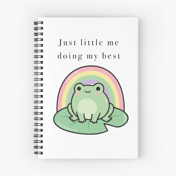 Item preview, Cute Frog Rainbow Just Little Me Doing My Best designed and sold by Cozy Moss Studio.