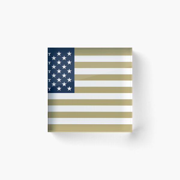 Item preview, Bronze, White, and Blue American Flag designed and sold by Karate Octopus.