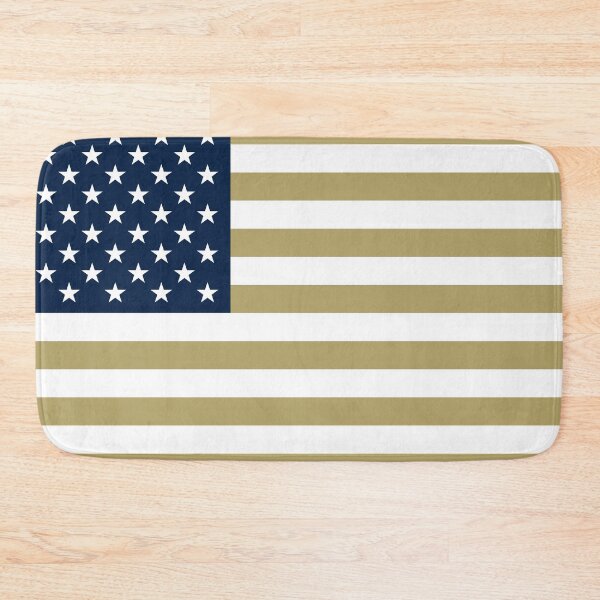 Item preview, Bronze, White, and Blue American Flag designed and sold by Karate Octopus.