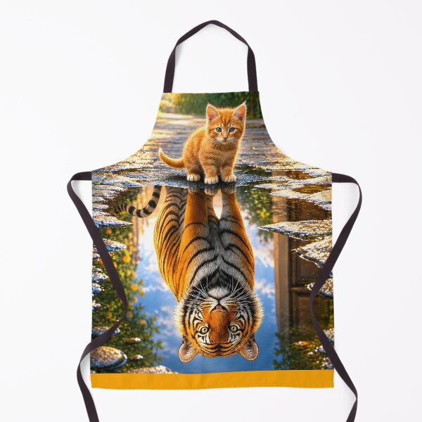 Item preview, Cute Kitten With Tiger Reflection designed and sold by MagicCrystal.