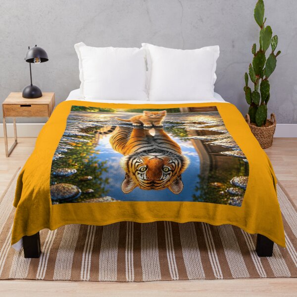 Item preview, Cute Kitten With Tiger Reflection designed and sold by MagicCrystal.
