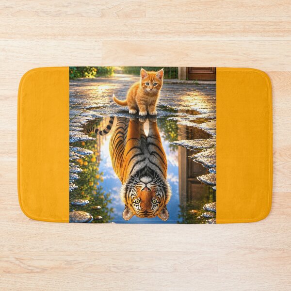 Item preview, Cute Kitten With Tiger Reflection designed and sold by MagicCrystal.