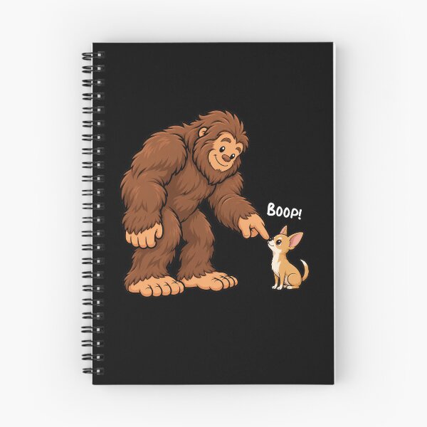 Item preview, Bigfoot and Chihuahua Boop Fun Design Sasquatch designed and sold by rafaeltto.
