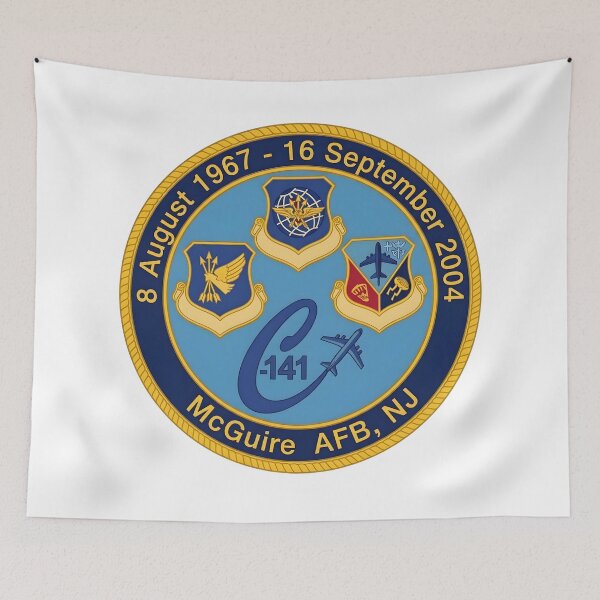 Item preview, USAF McGuire AFB C-141 Starlifter Retirement Commemorative Patch designed and sold by CharlieDesings.
