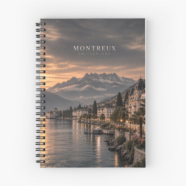 Item preview, Montreux Cinematic Monochrome Lakeside Artwork designed and sold by MichaeIRellov.