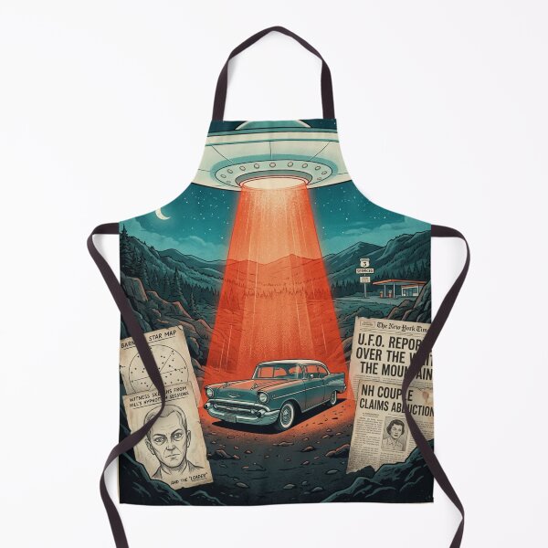 Item preview, El incidente de Betty y Barney Hill - Póster personalizado original del caso OVNI de Expediente X para pared designed and sold by Cool Robot Bro..