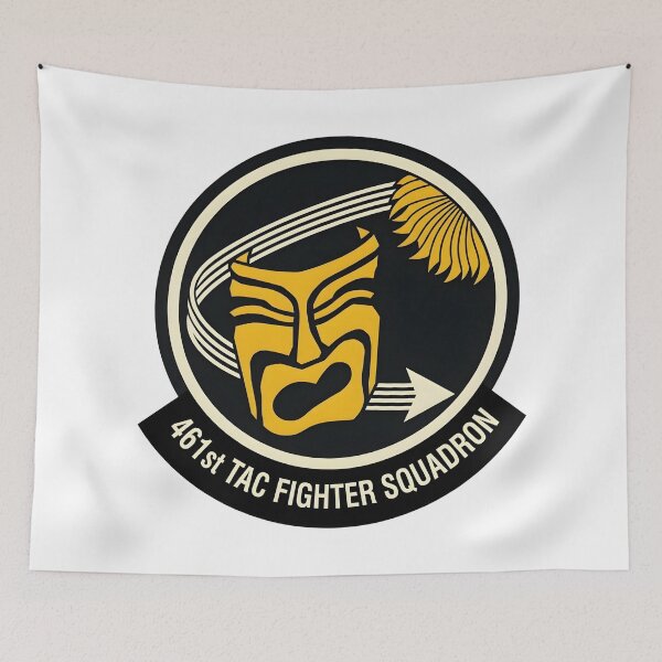 Item preview, USAF 461st Tactical Fighter Squadron Patch designed and sold by CharlieDesings.