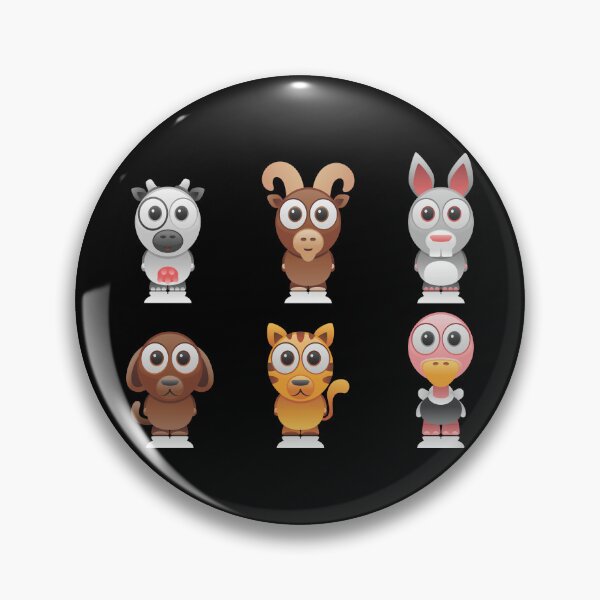 Item preview, "Cute Cartoon Animal Characters Set" designed and sold by Johnnies.