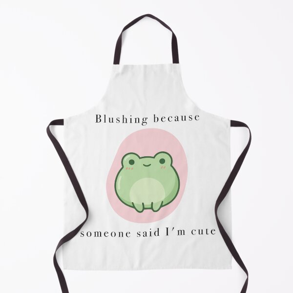 Item preview, Cute Blushing Frog Someone Said Im Cute designed and sold by Cozy Moss Studio.