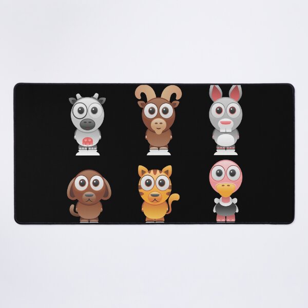 Item preview, "Cute Cartoon Animal Characters Set" designed and sold by Johnnies.