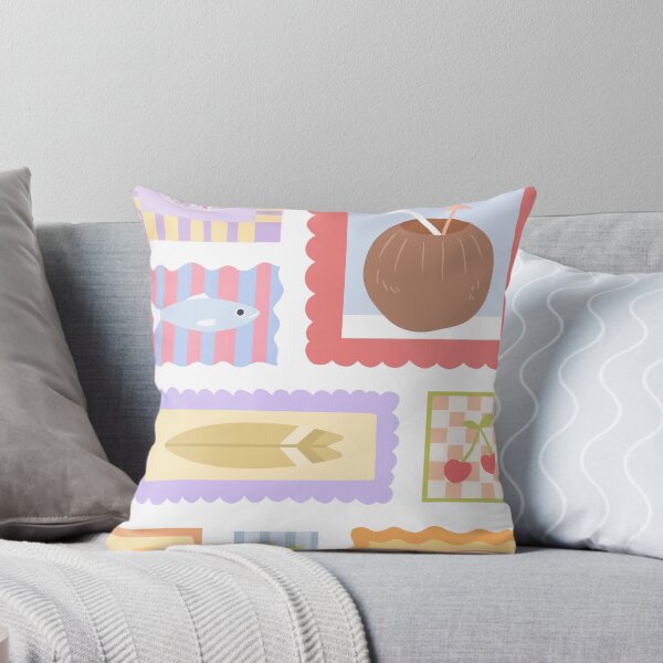 Item preview, Summer Beach Nostalgia Colorful Illustration designed and sold by stedipaola.