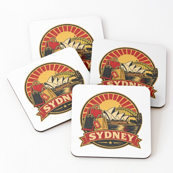 Item preview, Sydney Black Friday Shirt – Retro Shopping Sale Opera House Badge designed and sold by Globalcitytees.
