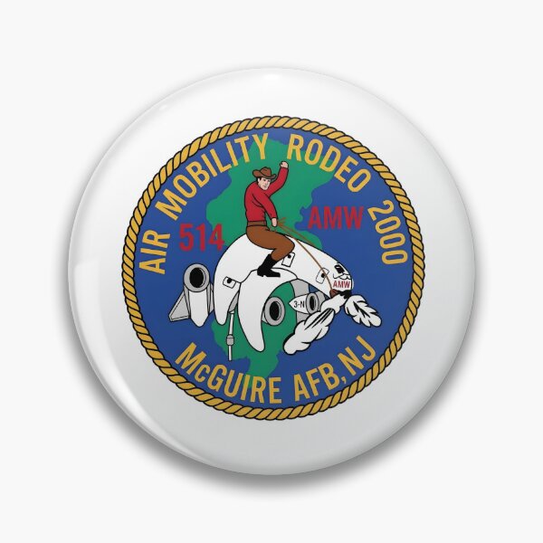 Item preview, USAF 514th AMW Air Mobility Rodeo 2000 McGuire AFB Patch designed and sold by CharlieDesings.