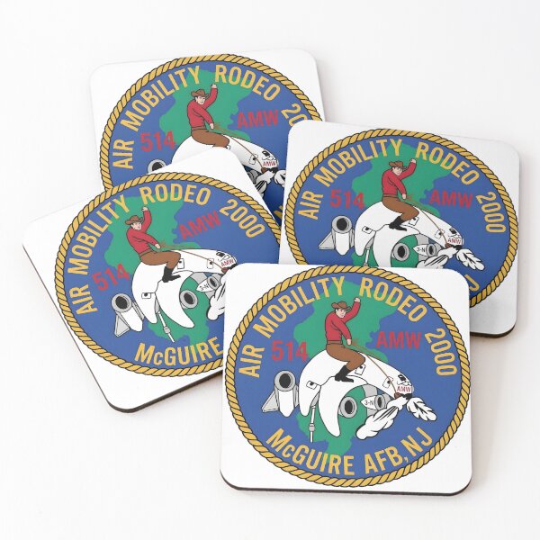 Item preview, USAF 514th AMW Air Mobility Rodeo 2000 McGuire AFB Patch designed and sold by CharlieDesings.