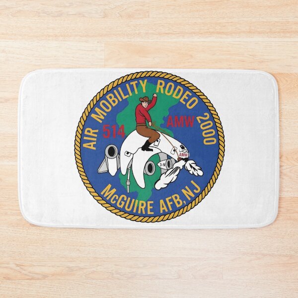 Artikelvorschau, USAF 514th AMW Air Mobility Rodeo 2000 McGuire AFB Patch entworfen und verkauft von CharlieDesings.