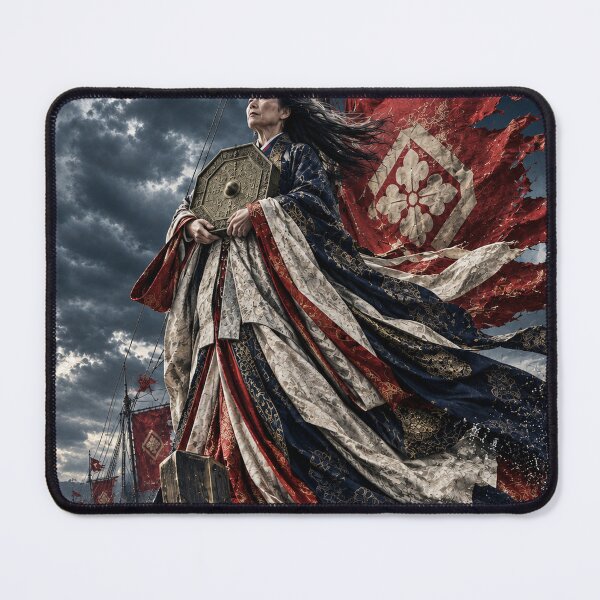 Item preview, Japanese Noblewoman on a Storm-Battered Ship designed and sold by MouradStudio.
