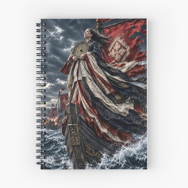Item preview, Japanese Noblewoman on a Storm-Battered Ship designed and sold by MouradStudio.
