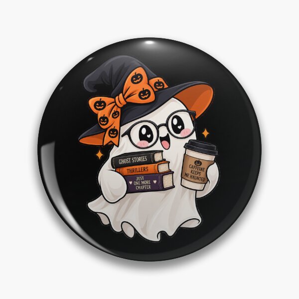 Item preview, Cute Spooky Librarian Ghost Halloween Book Lover designed and sold by Crystal-Tree.