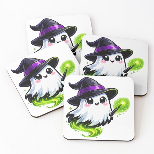 Item preview, Witchy Ghost - Spooky Cute Halloween Series designed and sold by ImagineNature.