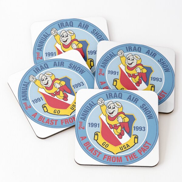 Item preview, USAF 2nd Annual Iraq Air Show A Blast From The Past Morale Patch designed and sold by CharlieDesings.