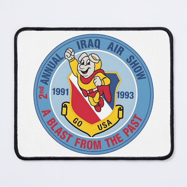 Item preview, USAF 2nd Annual Iraq Air Show A Blast From The Past Morale Patch designed and sold by CharlieDesings.