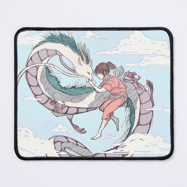 Item preview, flying girl [[chihiros's]] go -%[ghiblis]%- aways and dragon designed and sold by liyavhushop.