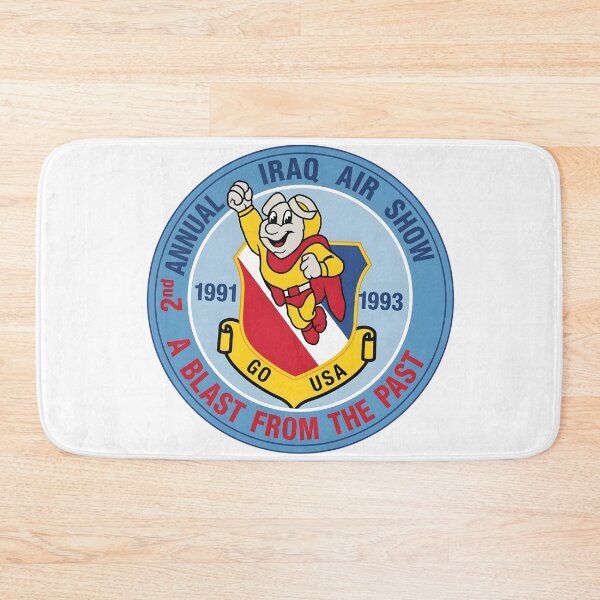 Item preview, USAF 2nd Annual Iraq Air Show A Blast From The Past Morale Patch designed and sold by CharlieDesings.