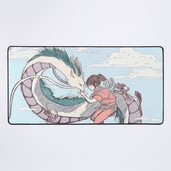 Item preview, flying girl [[chihiros's]] go -%[ghiblis]%- aways and dragon designed and sold by liyavhushop.