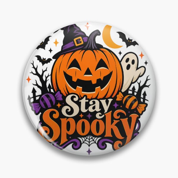 Item preview, Stay Spooky Cute Halloween Pumpkin designed and sold by TJprint.