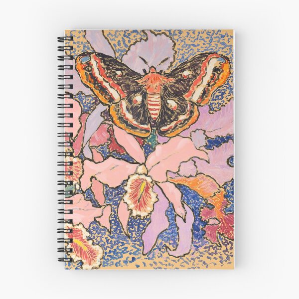 Item preview, Orchids and an Emperor Moth (1912) - Gisbert Combaz designed and sold by SALON DES ARTS.