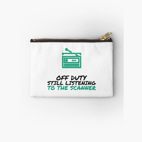 Item preview, Off Duty Still Listening To The Scanner - Funny EMT Paramedic Sticker designed and sold by LMSquare.