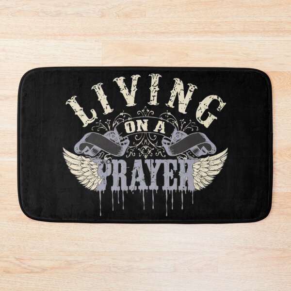 Item preview, LIVINGS ON A PRAYERS Rock Quote Wing designed and sold by PalasGryzuary.