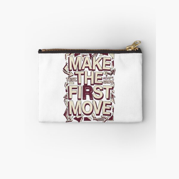 Item preview, Make the First Move Bold Motivational Typography Design designed and sold by @SHINTOSARTSTORE.