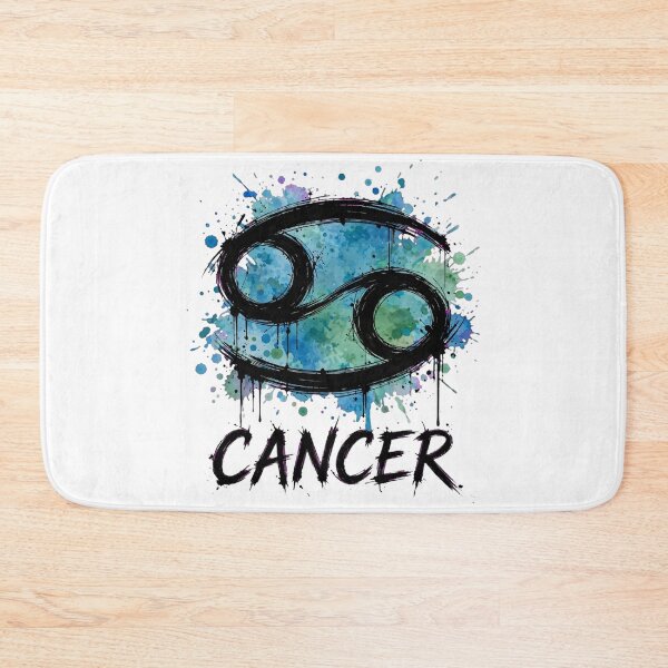 Item preview, Cancer Zodiac Sign Watercolor Grunge Blue Green designed and sold by Vibe-Vary.
