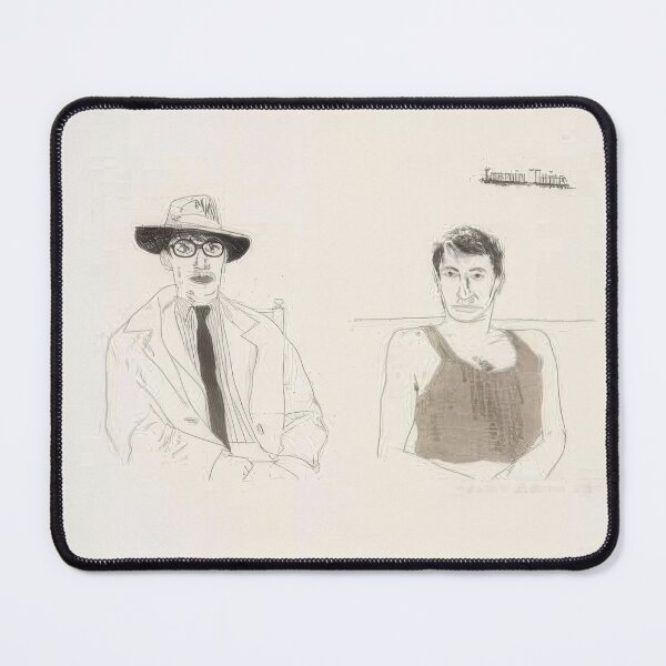 Item preview, David Hockney - Kasmin Twice - Signed Print by David Hockney undefinedr designed and sold by LILLIANSTRANGEy.
