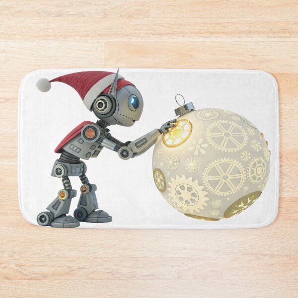 Item preview, Cute Christmas Robot Decorating Gear Ornament designed and sold by Angellacelin.