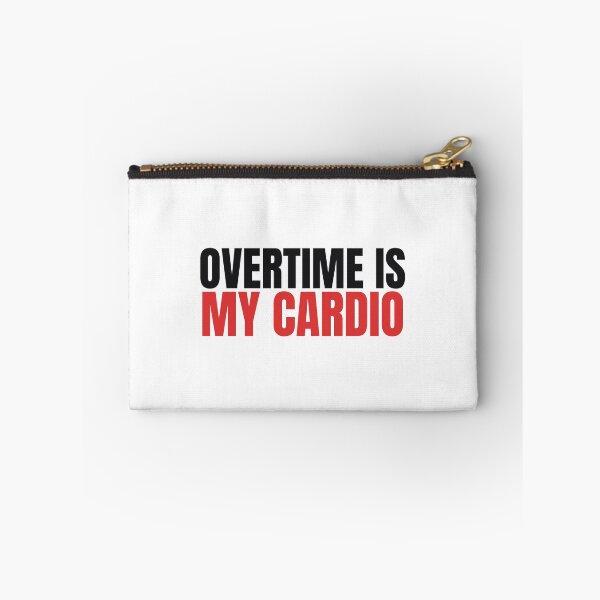 Item preview, Overtime Is My Cardio - Funny EMS Paramedic Sticker for Long Shifts designed and sold by LMSquare.