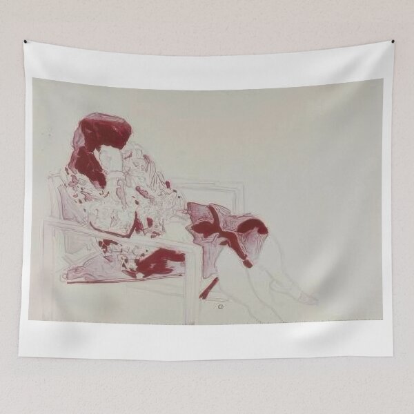 Item preview, David Hockney -  Ann Seated In Director's Chair - Signed Print by David Hockney undefinedr designed and sold by LILLIANSTRANGEy.