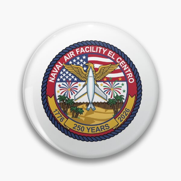 Item preview, US Navy NAF El Centro US Semiquincentennial Commemorative Patch designed and sold by CharlieDesings.