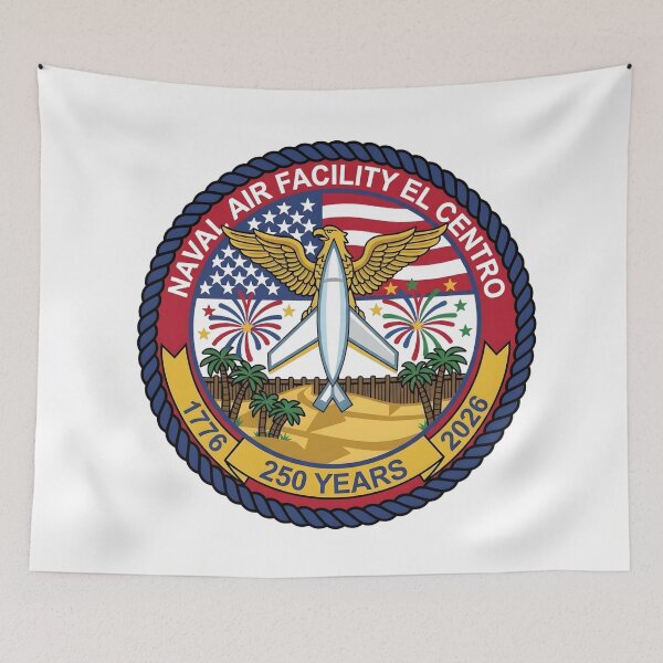 Item preview, US Navy NAF El Centro US Semiquincentennial Commemorative Patch designed and sold by CharlieDesings.