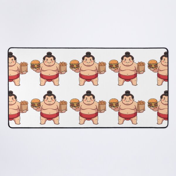 Item preview, Simple and Cute Sumo Logo - Hamburger and Fries  designed and sold by Studio-MiMi.