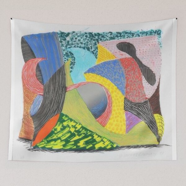 Item preview, David Hockney -  Going Out - Signed Print by David Hockney undefinedr designed and sold by LILLIANSTRANGEy.