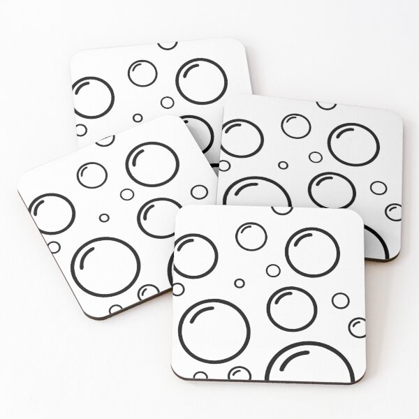 Item preview, Black Outline Bubbles Transparent designed and sold by ZorianArt.
