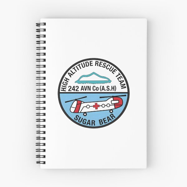 Item preview, US Army 242nd Aviation Company Sugar Bears High Altitude Rescue Team Patch designed and sold by CharlieDesings.