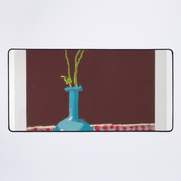 Item preview, David Hockney - th February , Roses In A Blue Vase - Signed Print by David Hockney undefinedr designed and sold by LILLIANSTRANGEy.