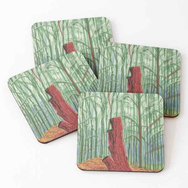 Item preview, David Hockney - The Arrival Of Spring In Woldgate, East Yorkshire In (twenty eleven) - February - Signed Print by David Hockney undefinedr designed and sold by LILLIANSTRANGEy.