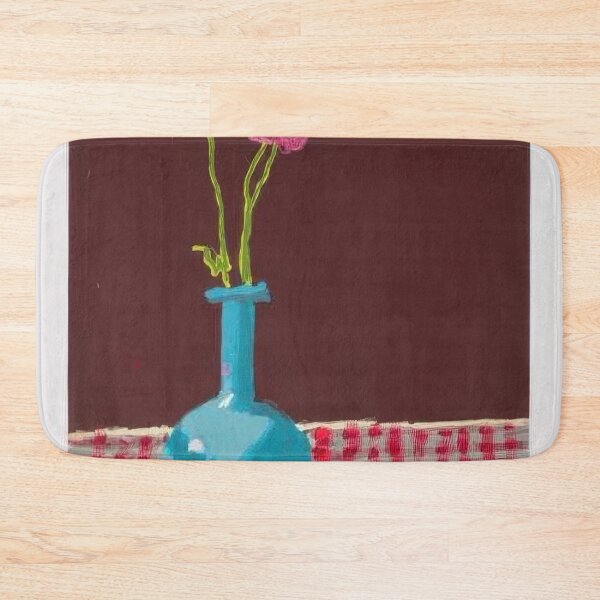 Item preview, David Hockney -  th February , Roses In A Blue Vase - Signed Print by David Hockney undefinedr designed and sold by LILLIANSTRANGEy.