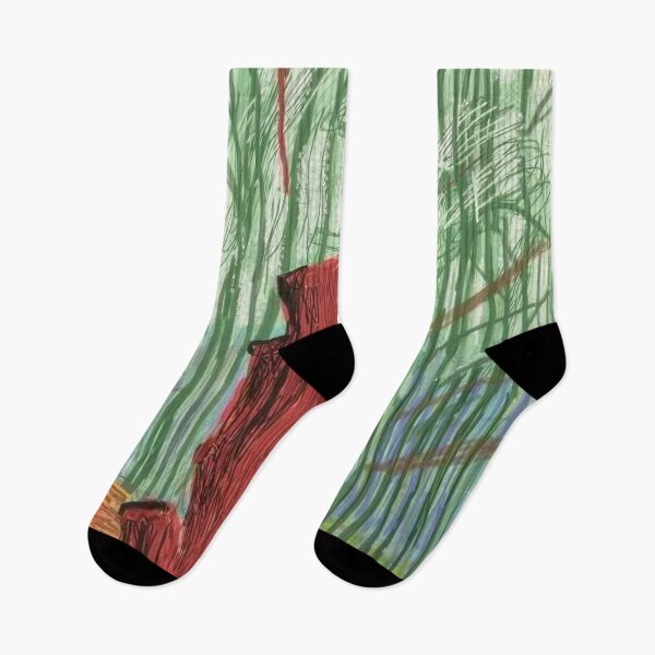 Item preview, David Hockney -  The Arrival Of Spring In Woldgate, East Yorkshire In  (twenty eleven) -  February - Signed Print by David Hockney undefinedr designed and sold by LILLIANSTRANGEy.