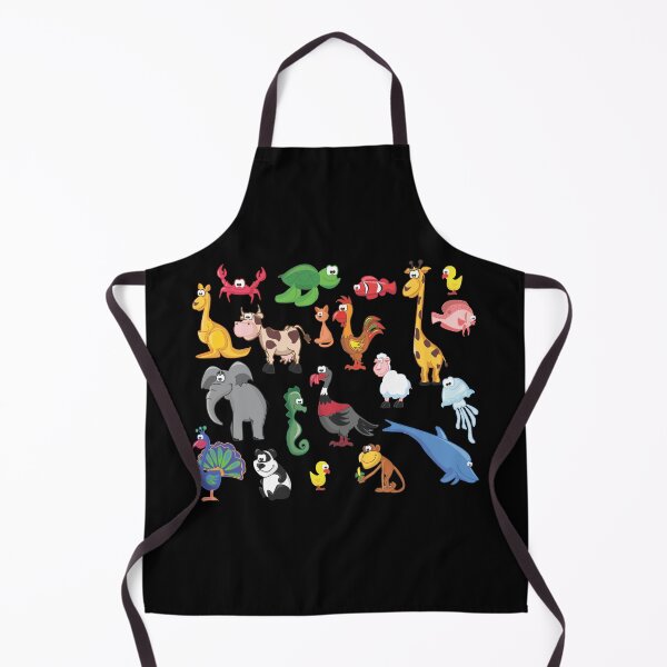 Item preview, Diverse Collection of Colorful Cartoon Animals" designed and sold by Johnnies.